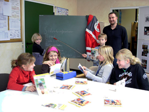 Foto: Gruppenstunde des JRKs